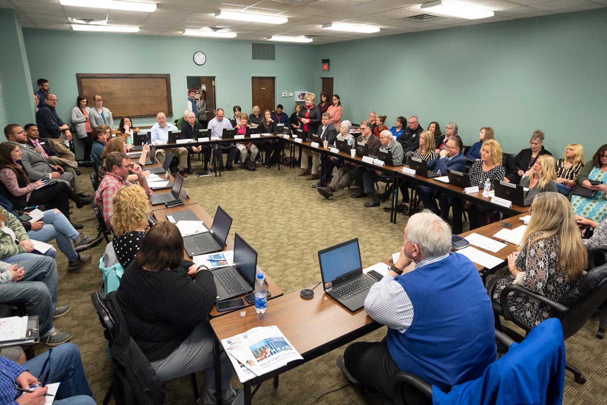 Cumberlands Workforce Development Board February 2020 meeting in session.