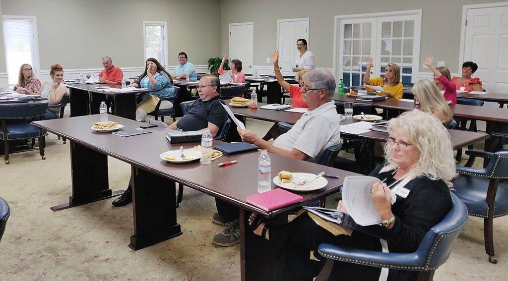 people in a meeting room