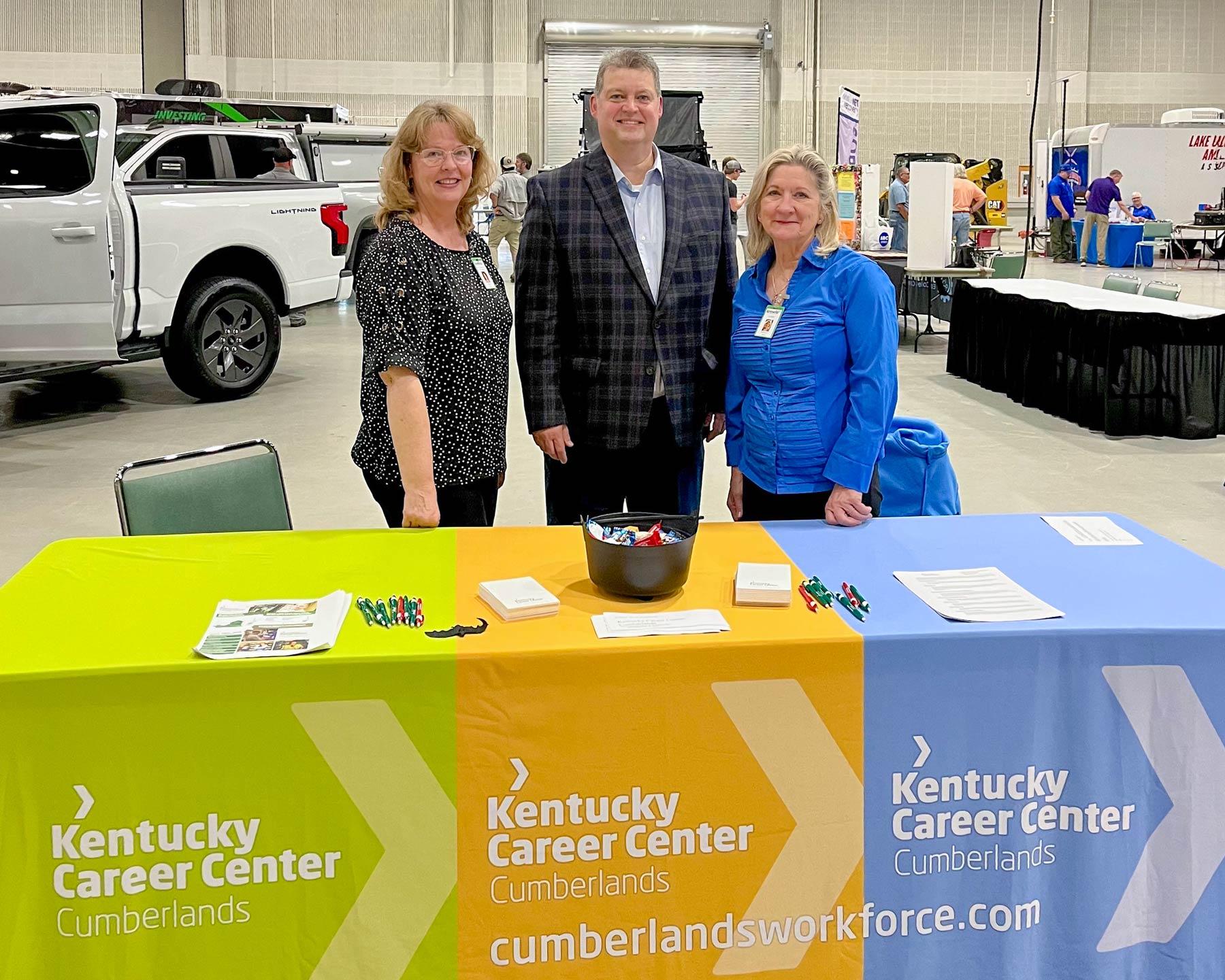 Workforce Staff at a training fair